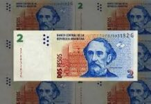 Deja de funcionar el billete de dos pesos