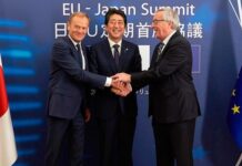 Unión Europea y Japón firman acuerdo de asociación económica