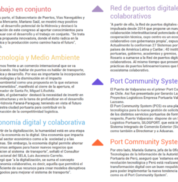 Conceptos claves para la modernización portuaria