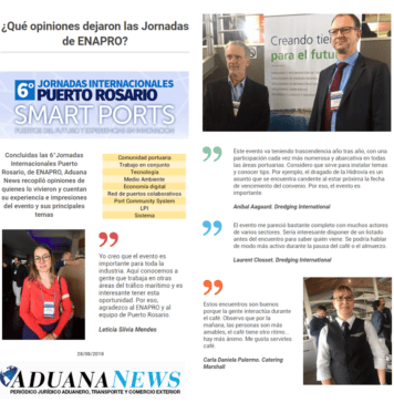 ¿Qué opiniones dejaron las Jornadas del ENAPRO?