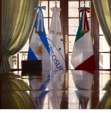 Canciller de Italia visita Argentina