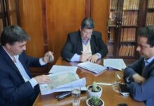 Firmaron el contrato de concesión de la zona franca de Perico