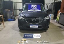 Chile: Aduanas intercepta auto con droga en Chacalluta
