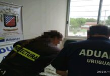 Uruguay: Interceptan un argentino con US$40 mil sin declarar, oculto en sus zapatos