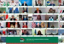 Los ministros de comercio e inversiones del G20 prometen apoyar la reforma de la OMC