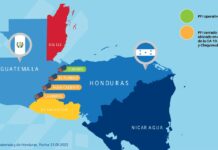 Guatemala y Honduras disponen el puesto fronterizo de Corinto para el paso del transporte