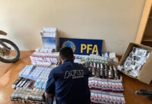 Allanamiento en Chubut contra la venta de artículos de contrabando en Mercado Libre