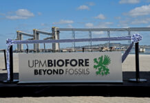 La empresa finlandesa UPM inauguró terminal de celulosa en el puerto de Montevideo