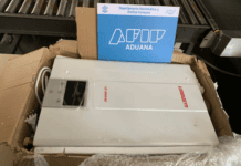 La Aduana encontró cocaína en un calefón que iba a Australia