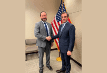 Guillermo Michel se reunió con Ricardo Mayoral, subdirector de Homeland Security Investigations, en Washington