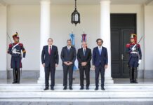 Los presidentes de Argentina y Paraguay acordaron fortalecer la agenda bilateral y el MERCOSUR