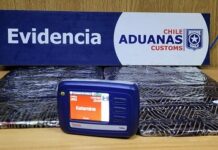 Aduana chilena detecta a pasajeros internacionales con droga