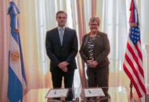Michel se reunió con autoridades de Homeland Security Investigations en la Aduana Argentina