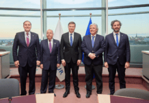 Cafiero e seus homólogos do MERCOSUL se reuniram com representantes da UE para avançar no acordo entre os blocos