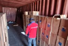 Aduanas de Chile intercepta un contenedor con 55 mil cajetillas de cigarrillos