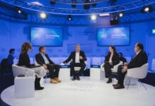 Davos 2024: Mondino sostiene encuentros con el foco puesto en lo comercial y nuevas tecnologías