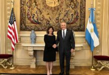Florencia Misrahi met with Marc Stanley, US ambassador
