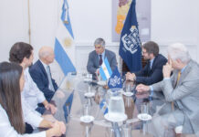 Eduardo Mallea recibe a actores privados en la Aduana
