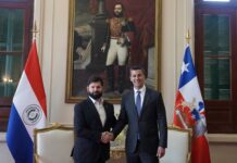Chile y Paraguay reafirman lazos bilaterales con énfasis en el corredor bioceánico