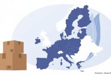 A UE aplicará novas taxas aduaneiras a encomendas de pequeno porte a partir de 1 de julho de 2026.