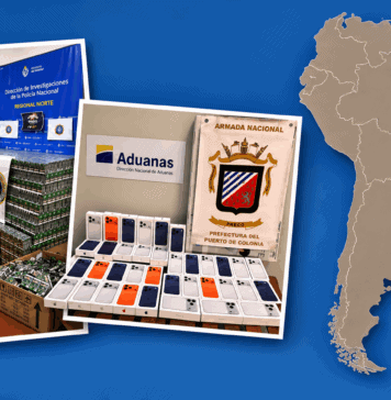 Aduana de Uruguay incautó celulares y más de 670.000 cigarrillos en operativos contra el contrabando